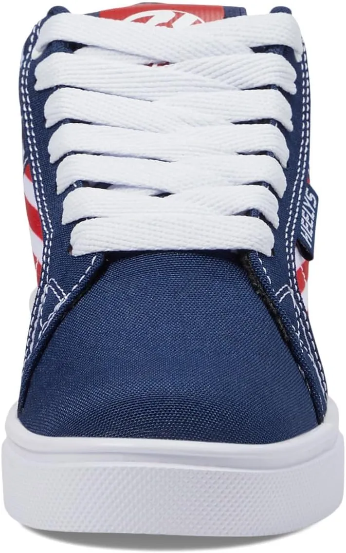 HEELYS Unisex-Child Racer Mid (Little Big Kid/Adult) Wheeled Heel Shoe