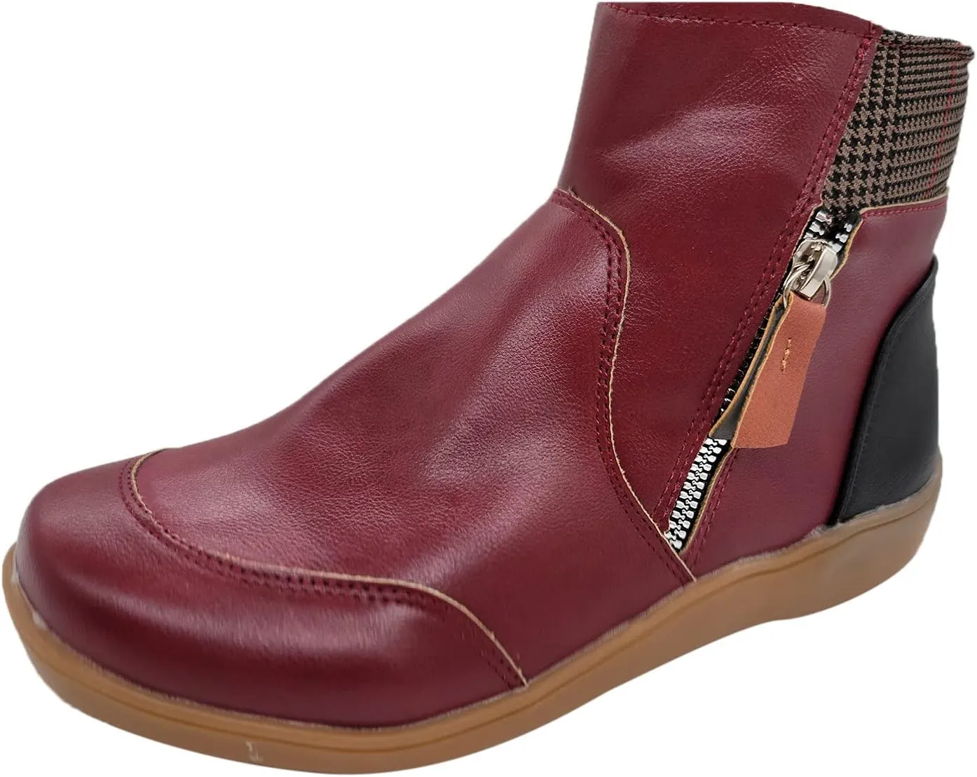 Hiking Boots for Teen Girl Waterproof Boots Work Ankle Booties Platform Anti-Slip Outdoor Ankle Booties Womens Work Boots