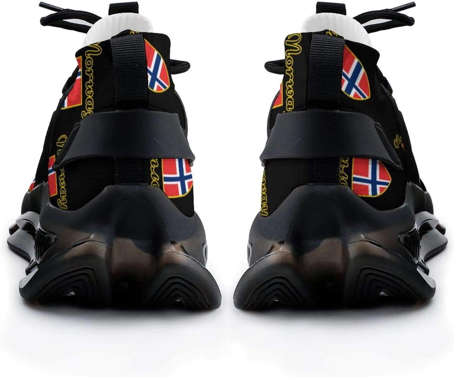 I Love Norway Men's Running Shoes Lightweight Walking Shoe Breathable Sneaker