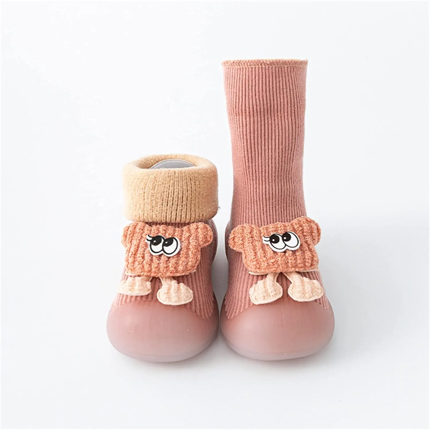 Infant Shoes,Boys Girls Animal Cartoon Socks Shoes Toddler Cute Fleece Warm Floor Socks Non Slip Prewalker B