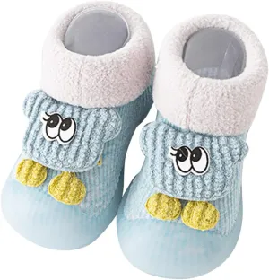 Infant Shoes,Boys Girls Animal Cartoon Socks Shoes Toddler Cute Fleece Warm Floor Socks Non Slip Prewalker B