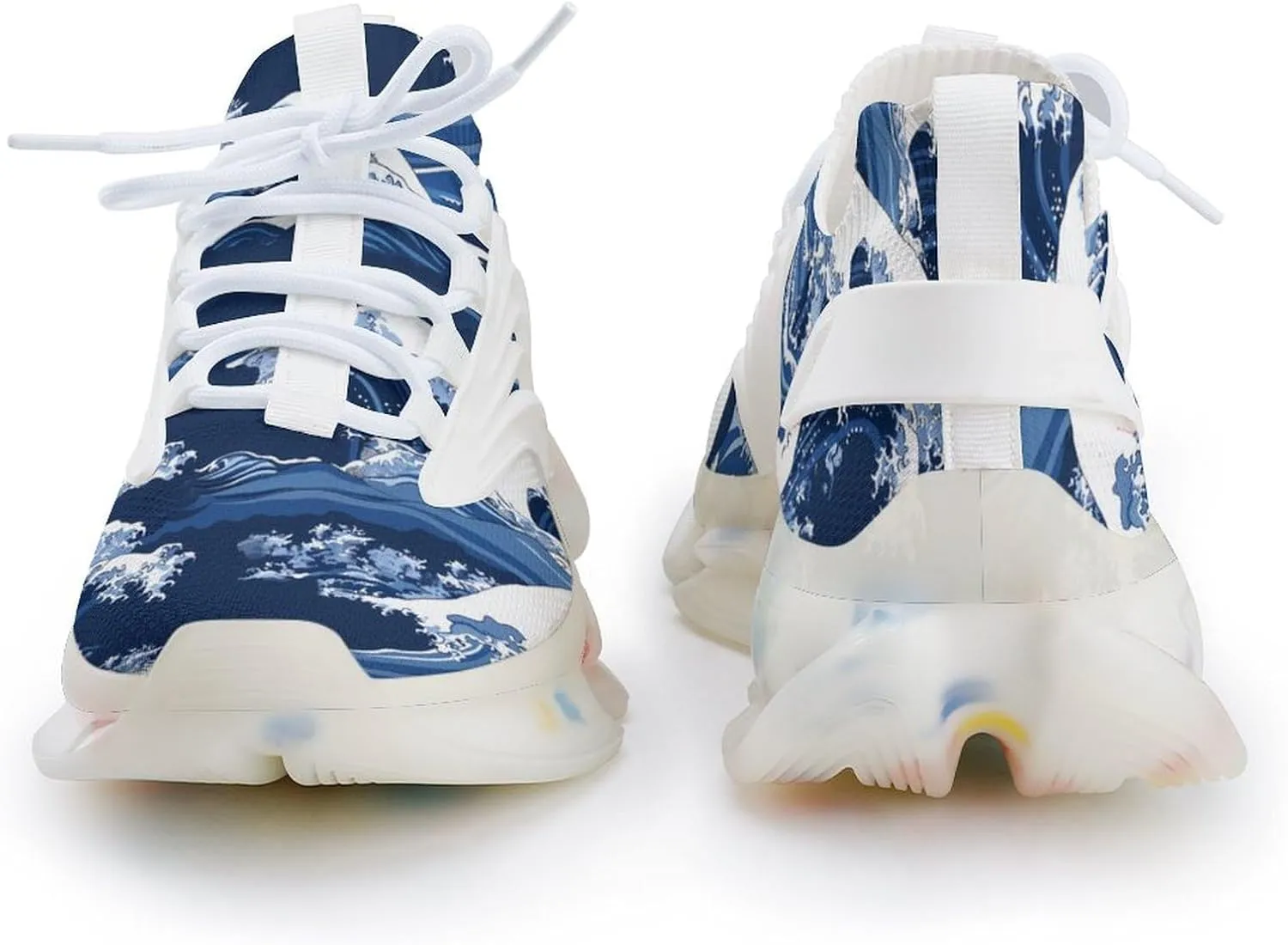 Japanese Great Wave Men's Running Shoes Lightweight Walking Shoe Breathable Sneaker