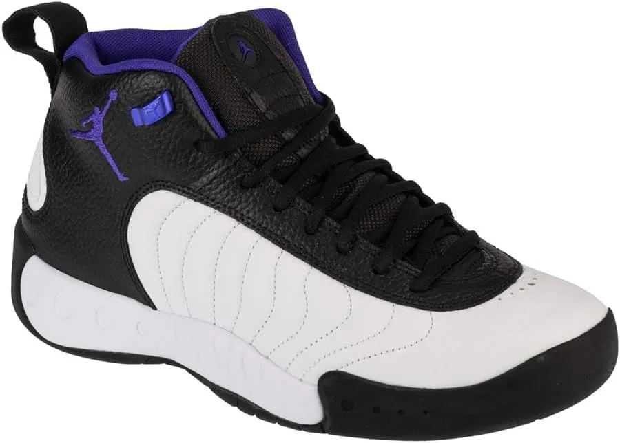 Jordan Jumpman Pro Men's Shoes (DN3686-105, White/Black/White/Field Purple) Size 13