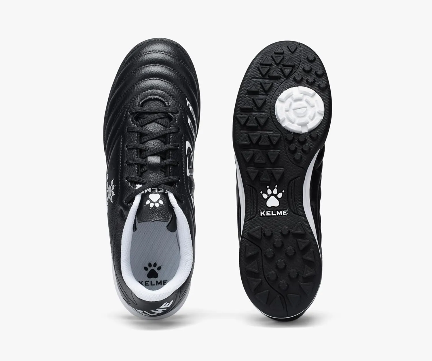 KELME Kids Indoor Soccer Shoes, Youth Futsal Turf Cleats, Boys Girls Athletic Training