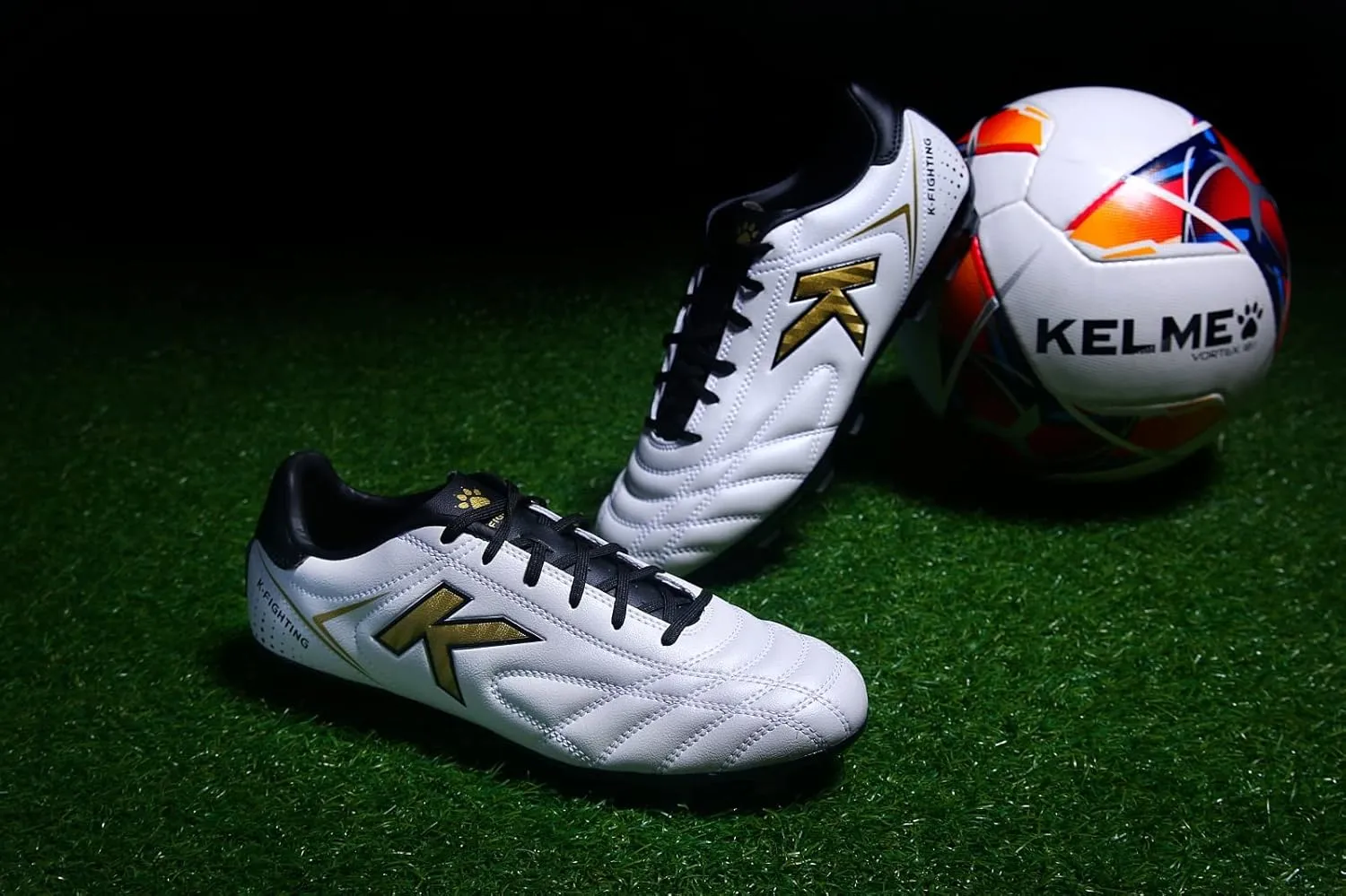 KELME Men's Soccer Cleats AG Soccer Turf Shoes Youth Professional Training Football Boots Outdoor Sports Athletic Sneaker