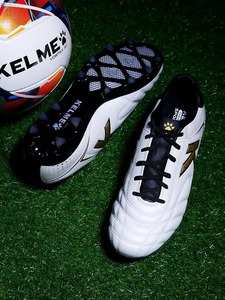 KELME Men's Soccer Cleats AG Soccer Turf Shoes Youth Professional Training Football Boots Outdoor Sports Athletic Sneaker