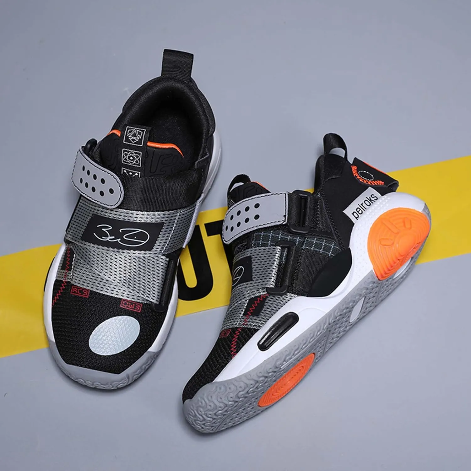Kid's Basketball Sneakers Comfortable Breathable Non Slip Wear-Resistant They are Suitable for Beginners in Basketball Boys Girls Birthday Gifts