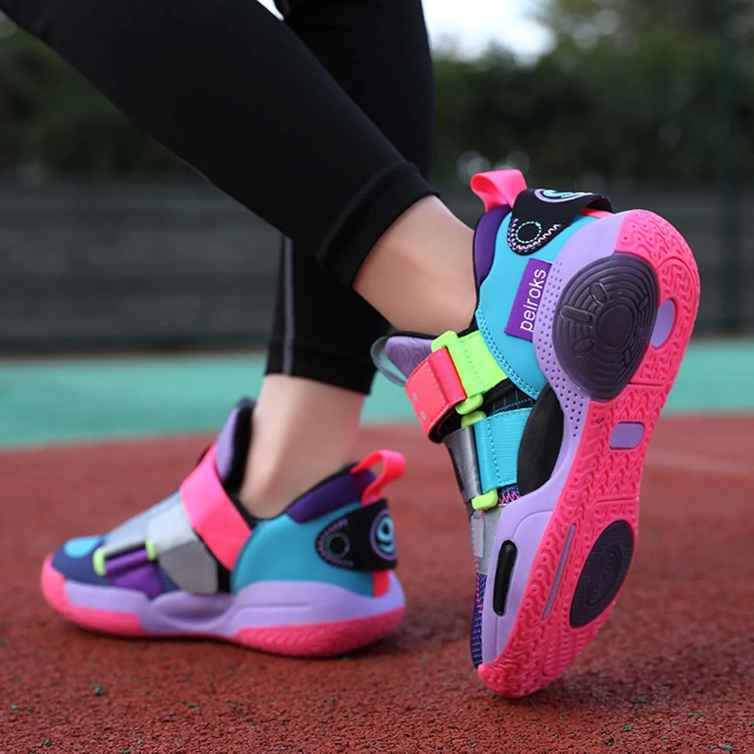 Kid's Basketball Sneakers Comfortable Breathable Non Slip Wear-Resistant They are Suitable for Beginners in Basketball Boys Girls Birthday Gifts