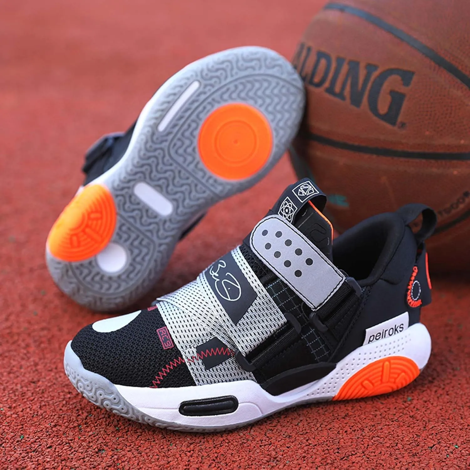 Kid's Basketball Sneakers Comfortable Breathable Non Slip Wear-Resistant They are Suitable for Beginners in Basketball Boys Girls Birthday Gifts