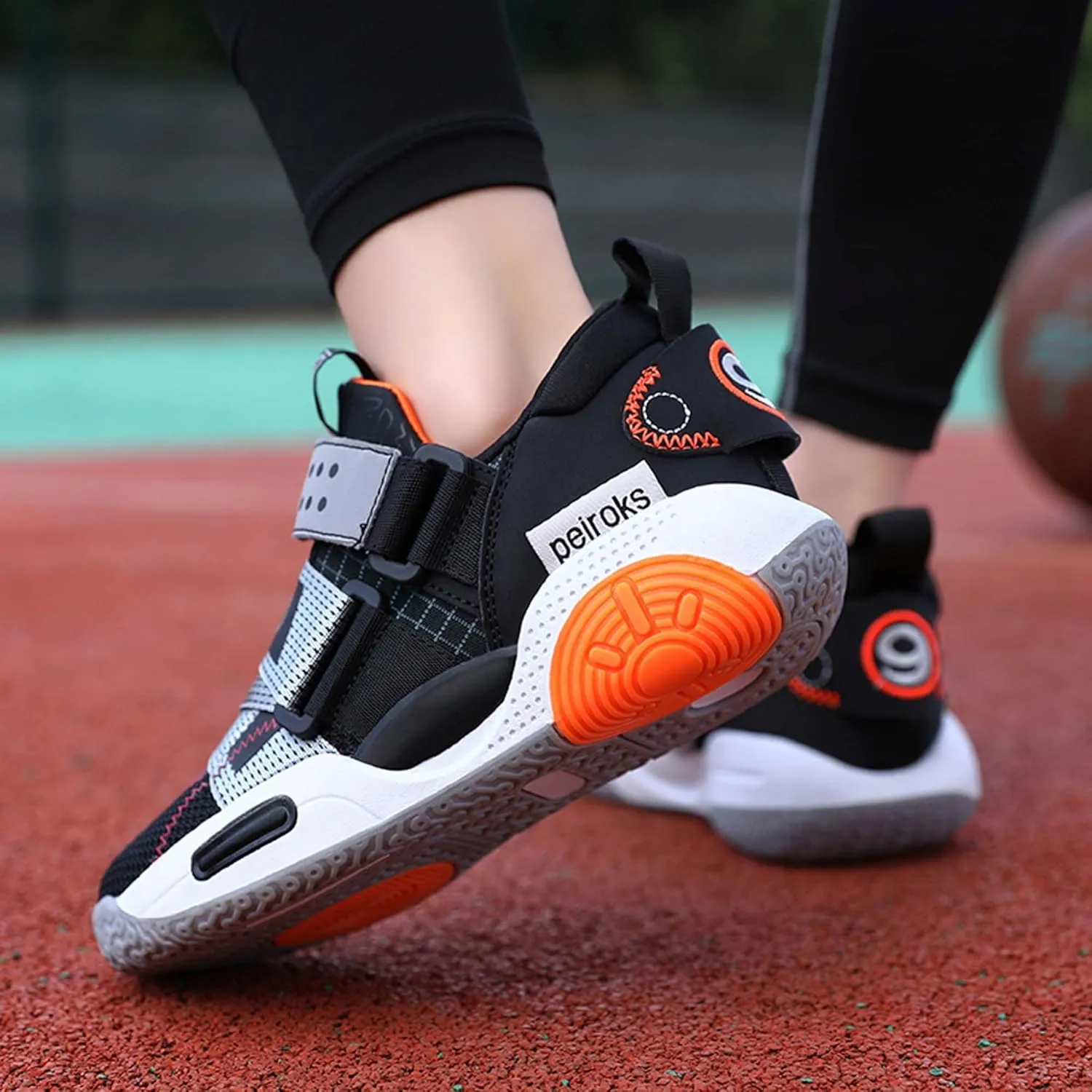 Kid's Basketball Sneakers Comfortable Breathable Non Slip Wear-Resistant They are Suitable for Beginners in Basketball Boys Girls Birthday Gifts