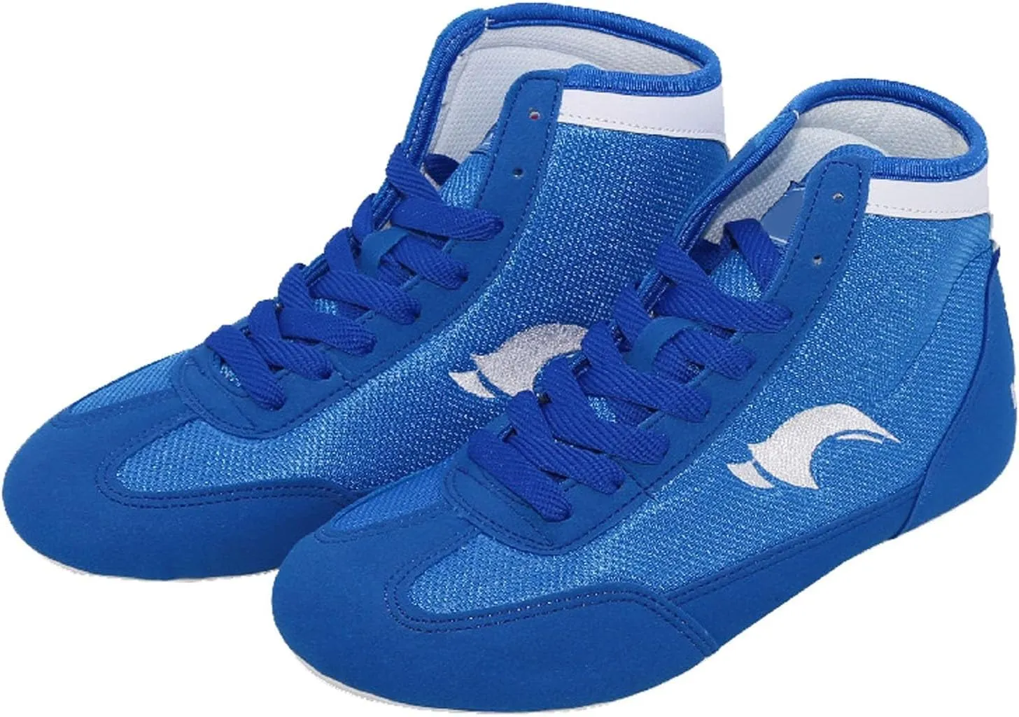 Kids Boys Girls Boxing Wrestling Shoes High Top Training Anti Slip Boots Red US 6