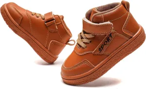 Kids Canvas Shoes Boys Girls High Top Canvas Slip On Sneakers