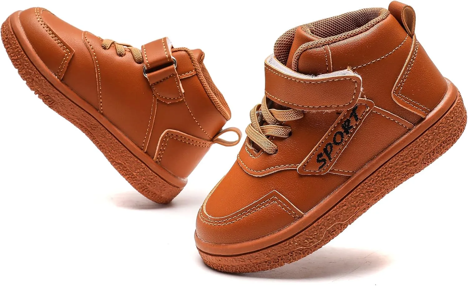 Kids Canvas Shoes Boys Girls High Top Canvas Slip On Sneakers