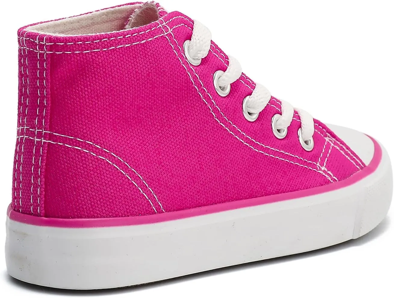 Kids Canvas Shoes Boys Girls High Top Canvas Slip On Sneakers