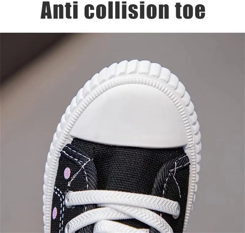 Kids Girl Cartoon Lovely Canvas Shoes for School Walking Running Sport Travel