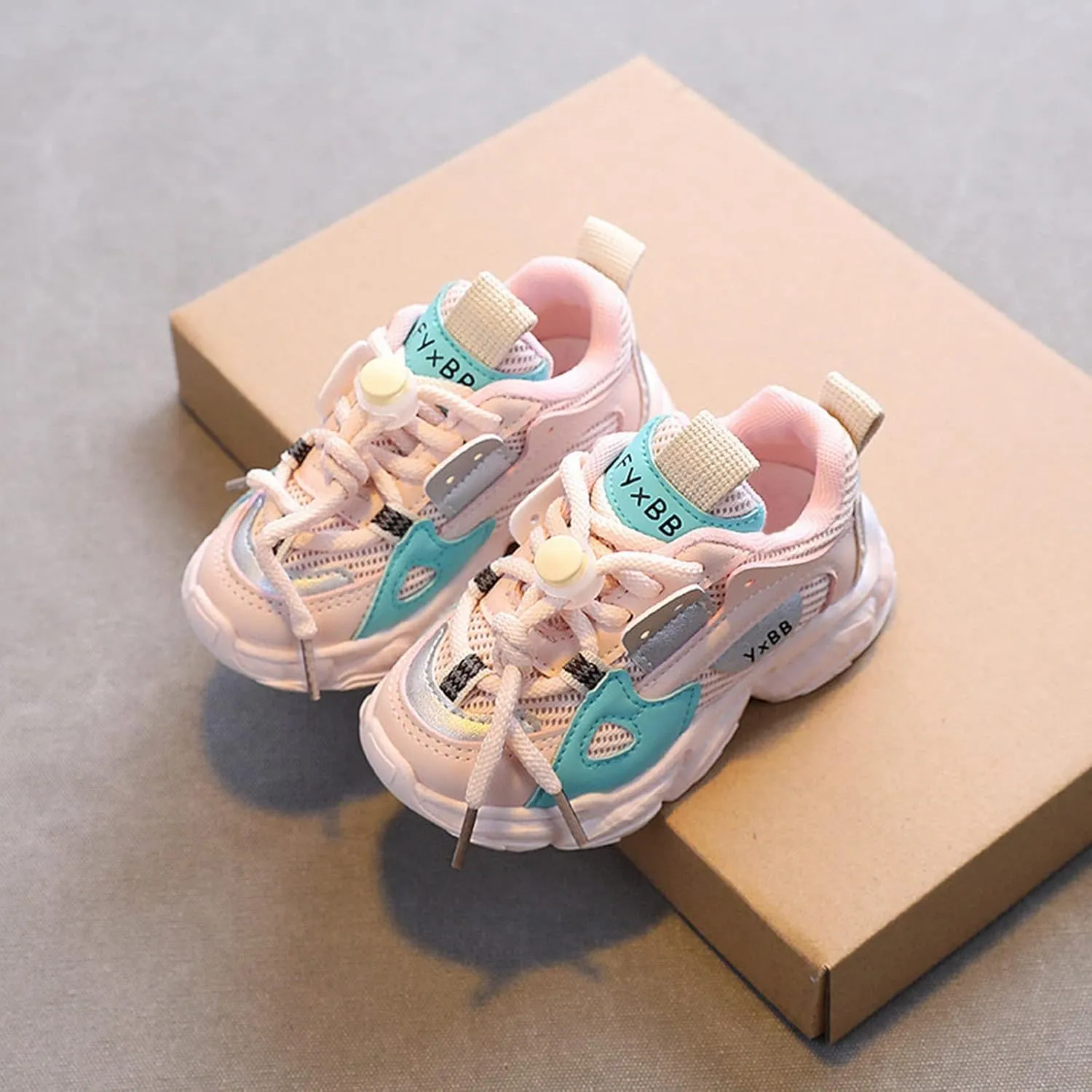 Kids Girls Sports Shoes Casual First Outdoor Soft Breathable Athletic Shoes Kids Tennis Running Walking Sneakers