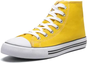 Kid's High Top Sneakers Classic High Tops Canvas Shoes for Girls and Boys, Lace up Tennis Shoes Fashion Canvas Sneakers Casual Shoes for Walking