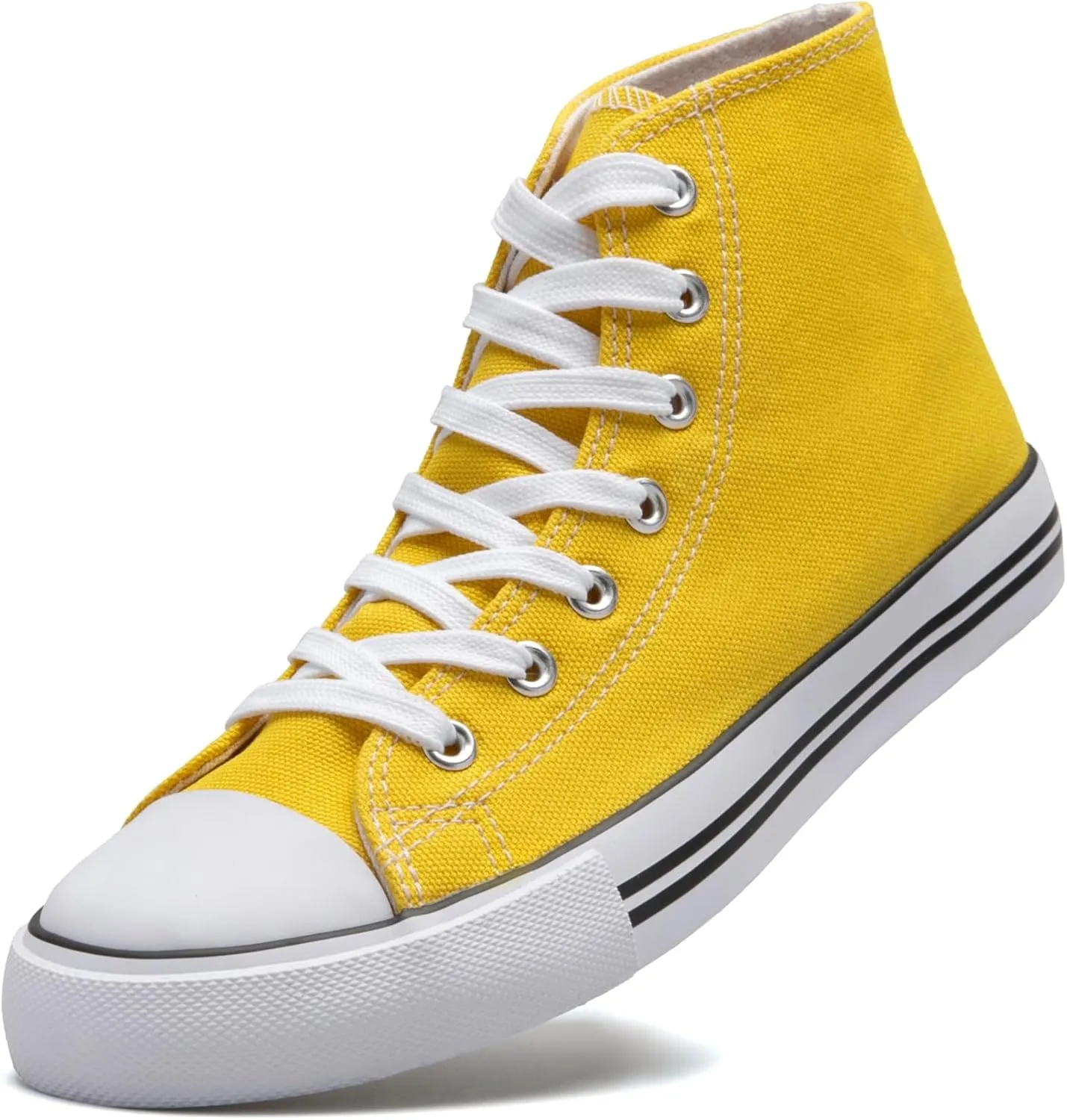 Kid's High Top Sneakers Classic High Tops Canvas Shoes for Girls and Boys, Lace up Tennis Shoes Fashion Canvas Sneakers Casual Shoes for Walking