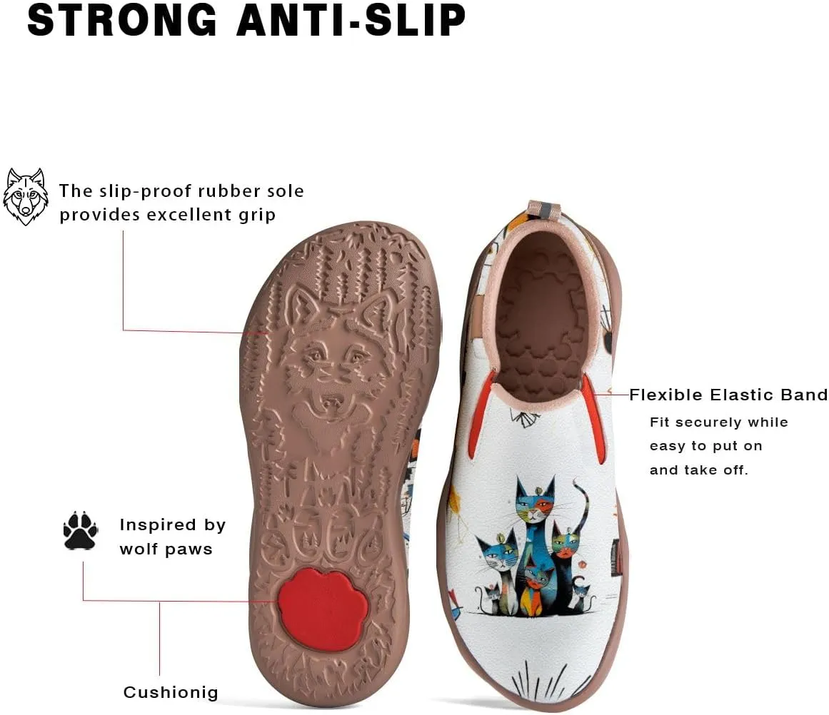 Kids Loafers Shoes Girl Travel Casual Cartoon Animals Art Painted Slip On Comfort Boy Fashion Sneaker(Big Kid/Little Kid/Toddler)