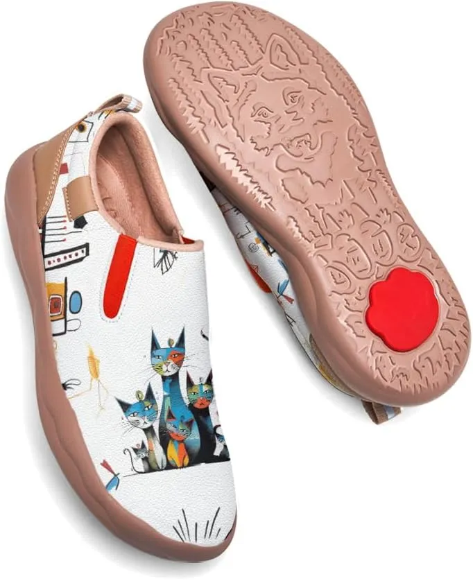 Kids Loafers Shoes Girl Travel Casual Cartoon Animals Art Painted Slip On Comfort Boy Fashion Sneaker(Big Kid/Little Kid/Toddler)