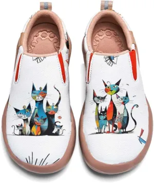 Kids Loafers Shoes Girl Travel Casual Cartoon Animals Art Painted Slip On Comfort Boy Fashion Sneaker(Big Kid/Little Kid/Toddler)