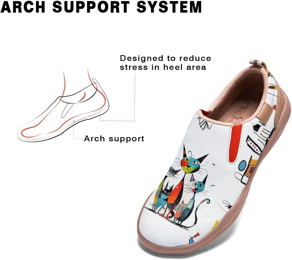 Kids Loafers Shoes Girl Travel Casual Cartoon Animals Art Painted Slip On Comfort Boy Fashion Sneaker(Big Kid/Little Kid/Toddler)