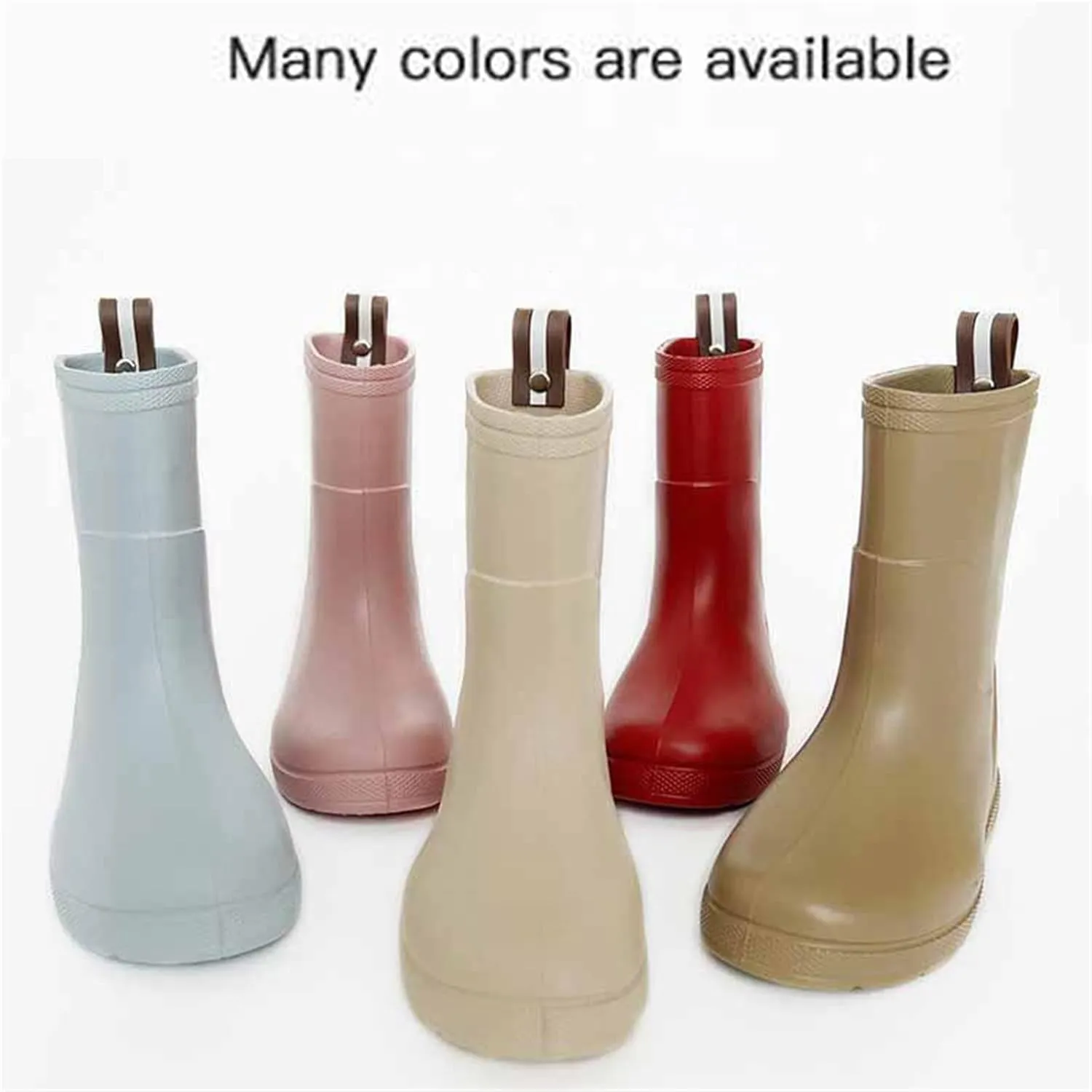 Kids Rubber Rain Boots for Boys & Girls Unisex-Child Waterproof Anti-Slip Long Mud Character Pull-on Rain Boot