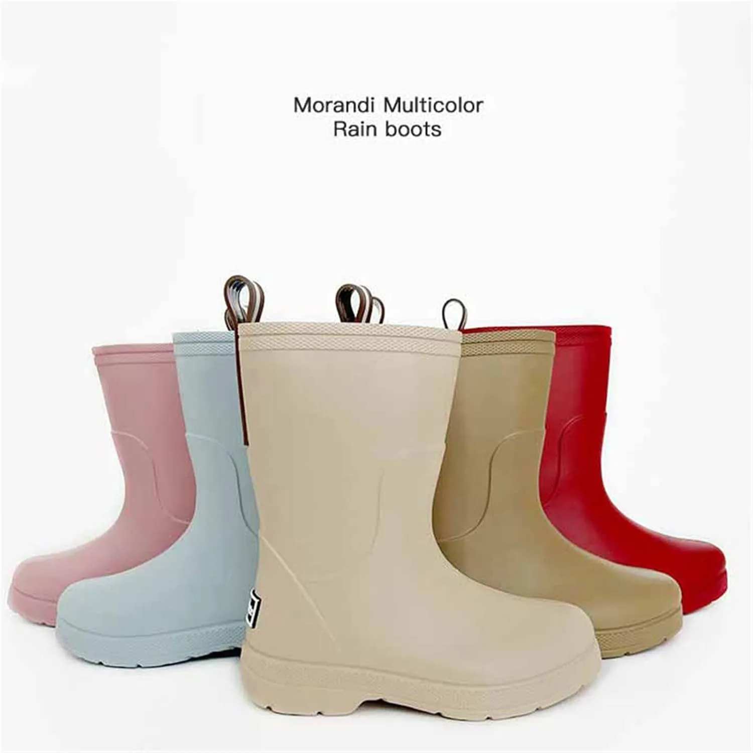Kids Rubber Rain Boots for Boys & Girls Unisex-Child Waterproof Anti-Slip Long Mud Character Pull-on Rain Boot