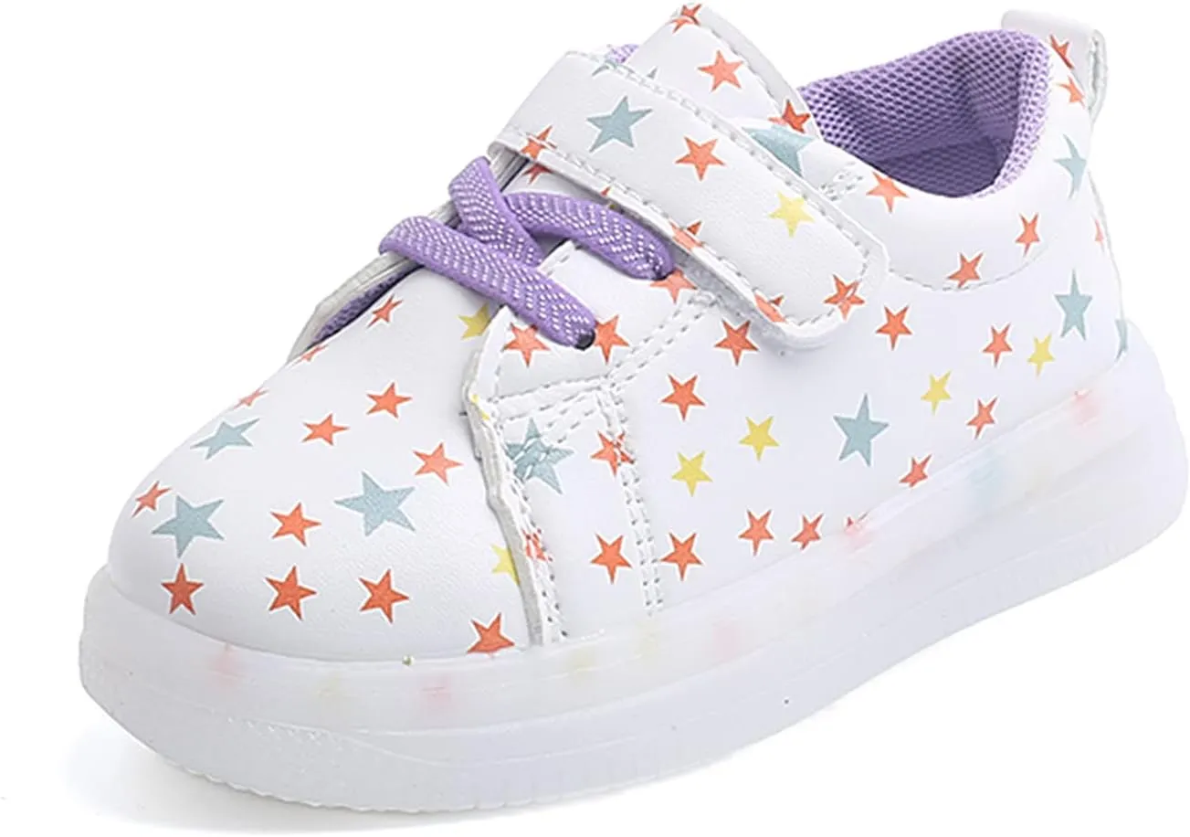 Kids Shoes Bling Sport Kids Girls Led Luminous Baby Children Light Shoes Baby Shoes Black Shoes