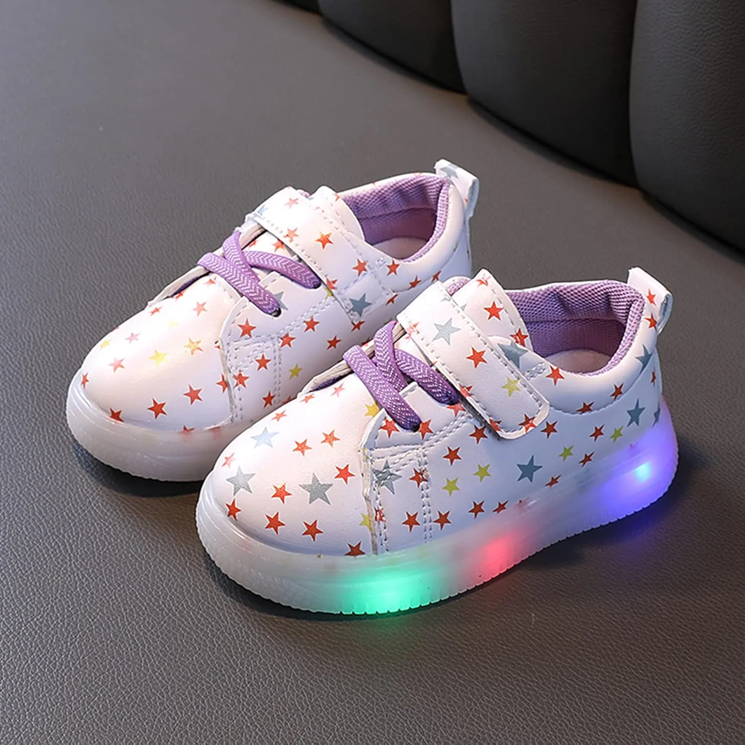 Kids Shoes Bling Sport Kids Girls Led Luminous Baby Children Light Shoes Baby Shoes Black Shoes