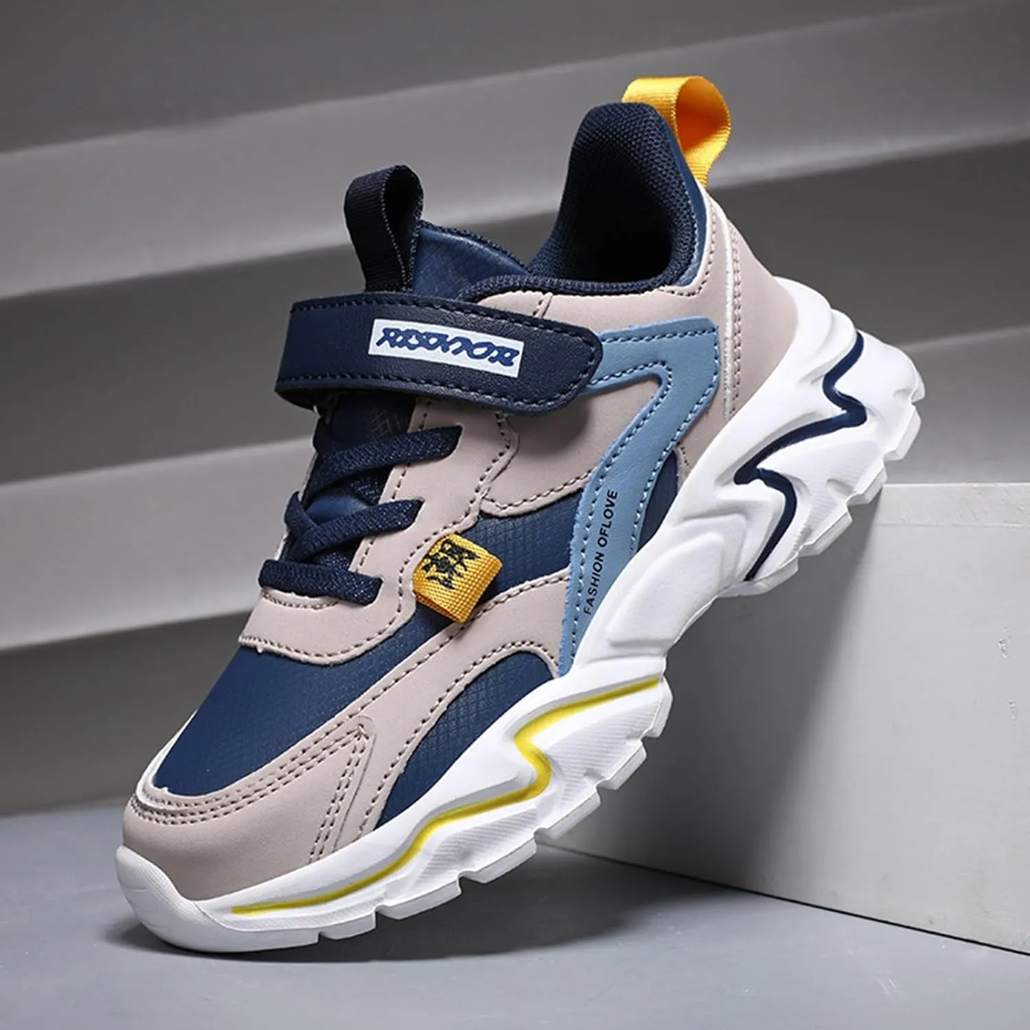 Kids Sneakers for Boys Girls Running Tennis Shoes Lightweight Breathable School Sport Athletic Walking Shoes