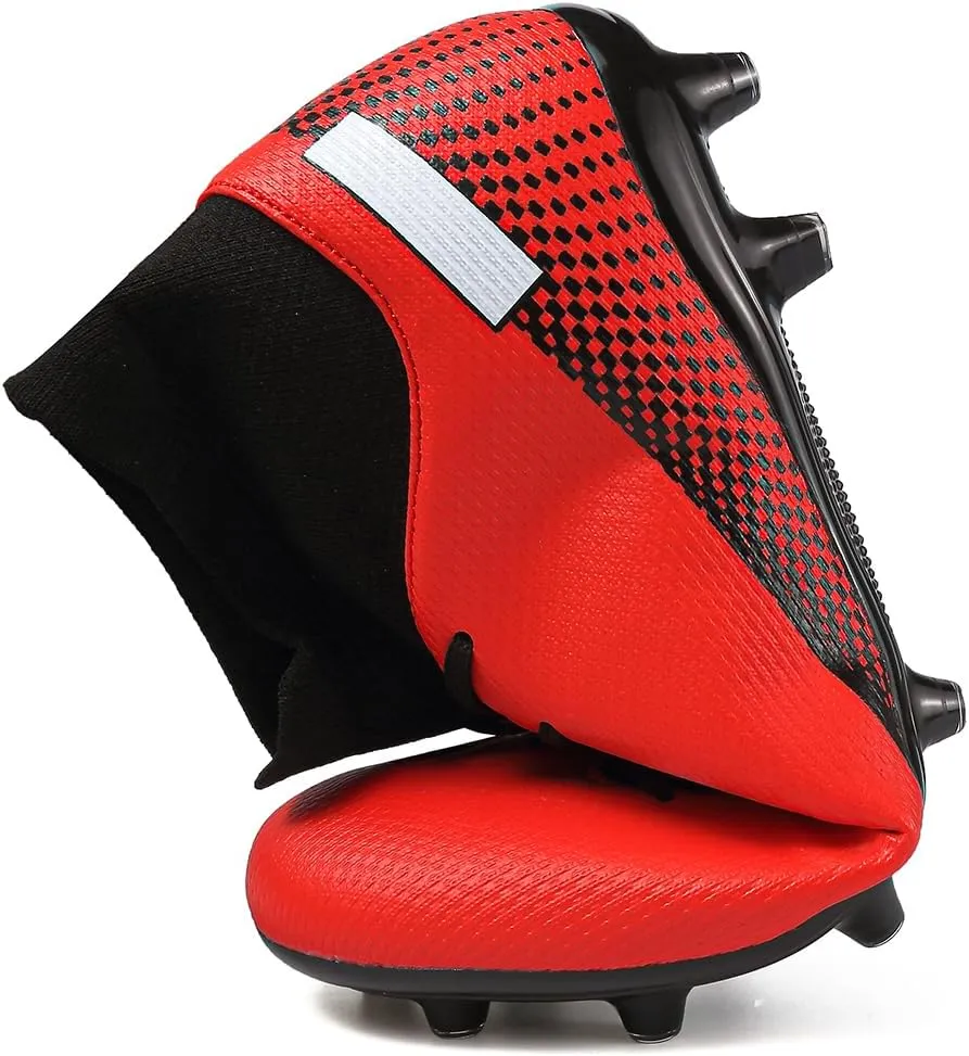 Kids Soccer Cleats Boys Girls Football Shoes Athletic Anti-Slip Outdoor/Indoor Sports Shoes