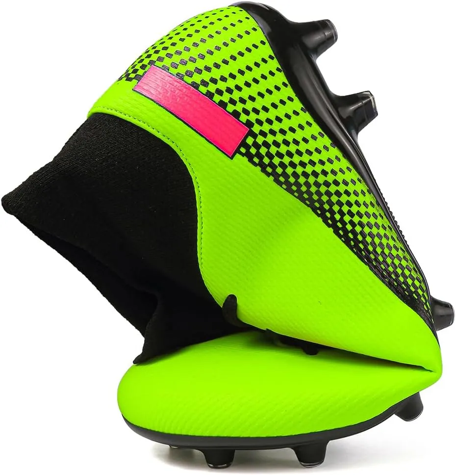 Kids Soccer Cleats Boys Girls Football Shoes Athletic Anti-Slip Outdoor/Indoor Sports Shoes