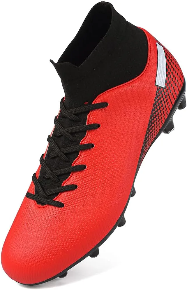 Kids Soccer Cleats Boys Girls Football Shoes Athletic Anti-Slip Outdoor/Indoor Sports Shoes