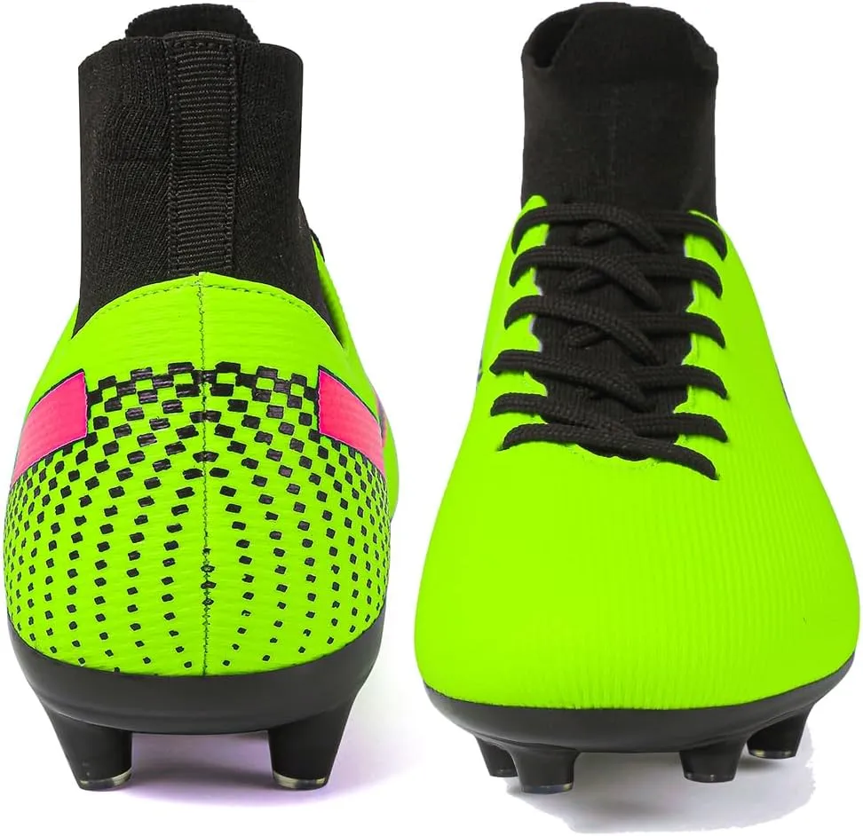 Kids Soccer Cleats Boys Girls Football Shoes Athletic Anti-Slip Outdoor/Indoor Sports Shoes
