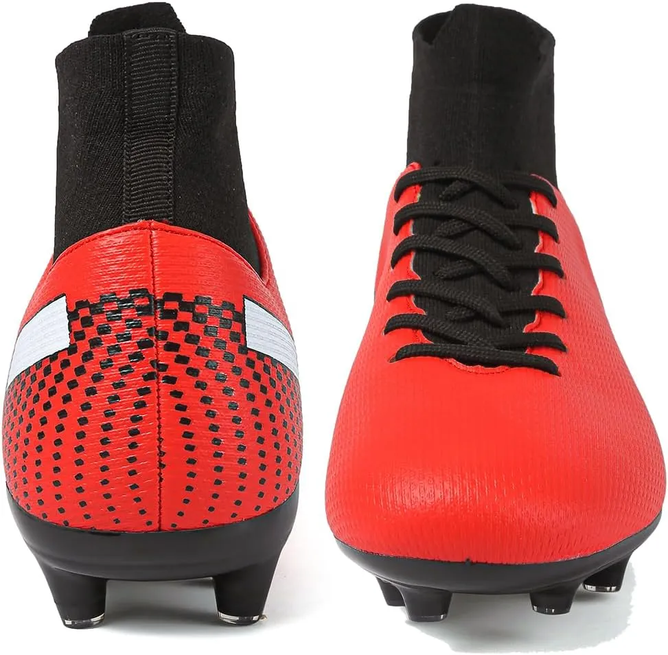 Kids Soccer Cleats Boys Girls Football Shoes Athletic Anti-Slip Outdoor/Indoor Sports Shoes