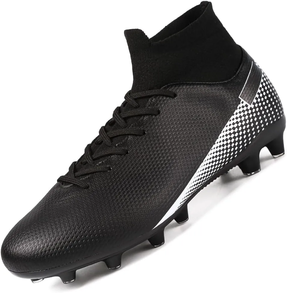 Kids Soccer Cleats Boys Girls Football Shoes Athletic Anti-Slip Outdoor/Indoor Sports Shoes