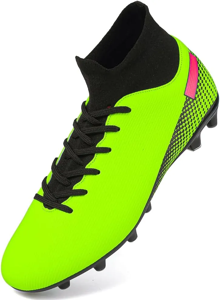 Kids Soccer Cleats Boys Girls Football Shoes Athletic Anti-Slip Outdoor/Indoor Sports Shoes