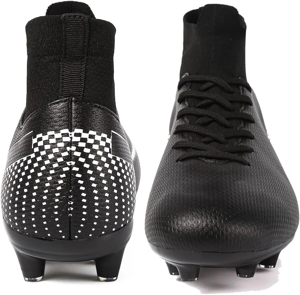 Kids Soccer Cleats Boys Girls Football Shoes Athletic Anti-Slip Outdoor/Indoor Sports Shoes