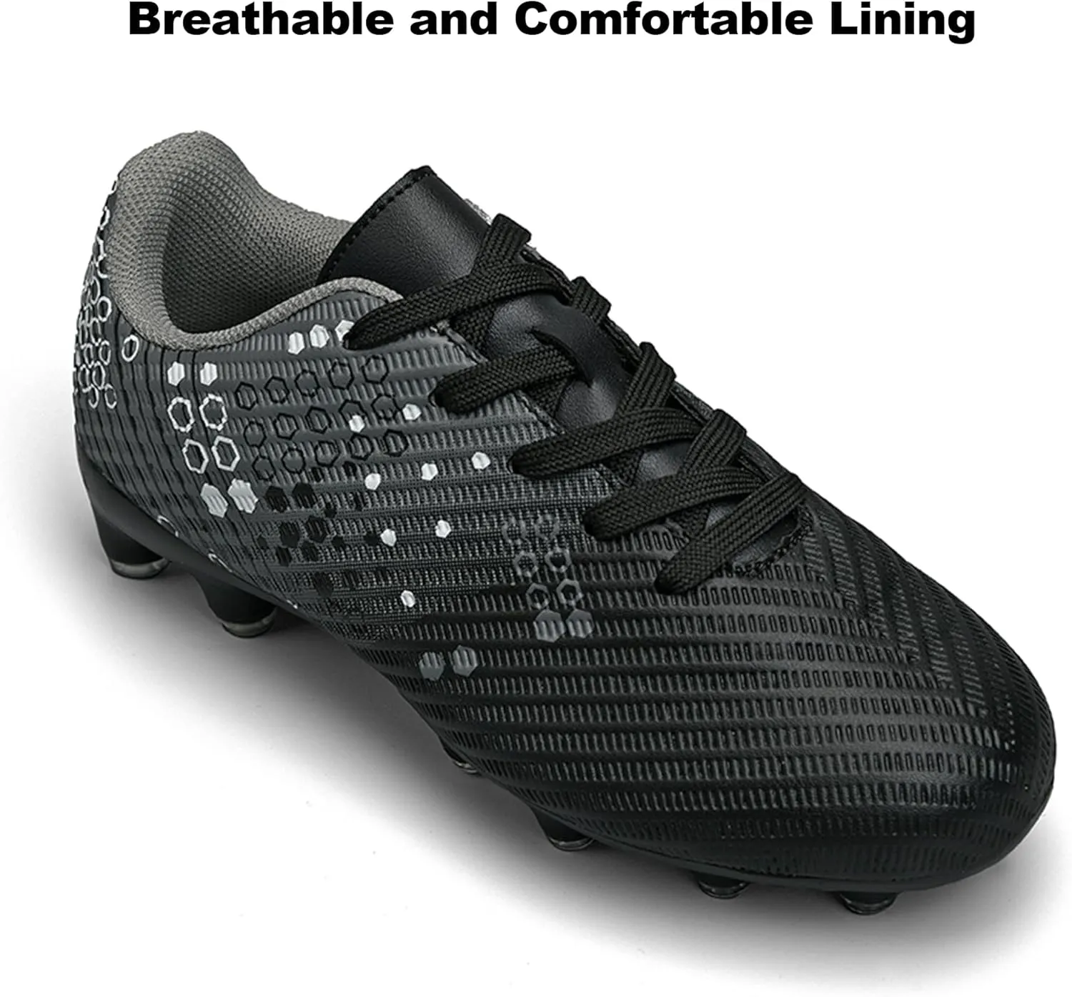 Kids Soccer Cleats for Boys and Girls Youth Football Cleats Outdoor Athletic Turf Soccer Shoes
