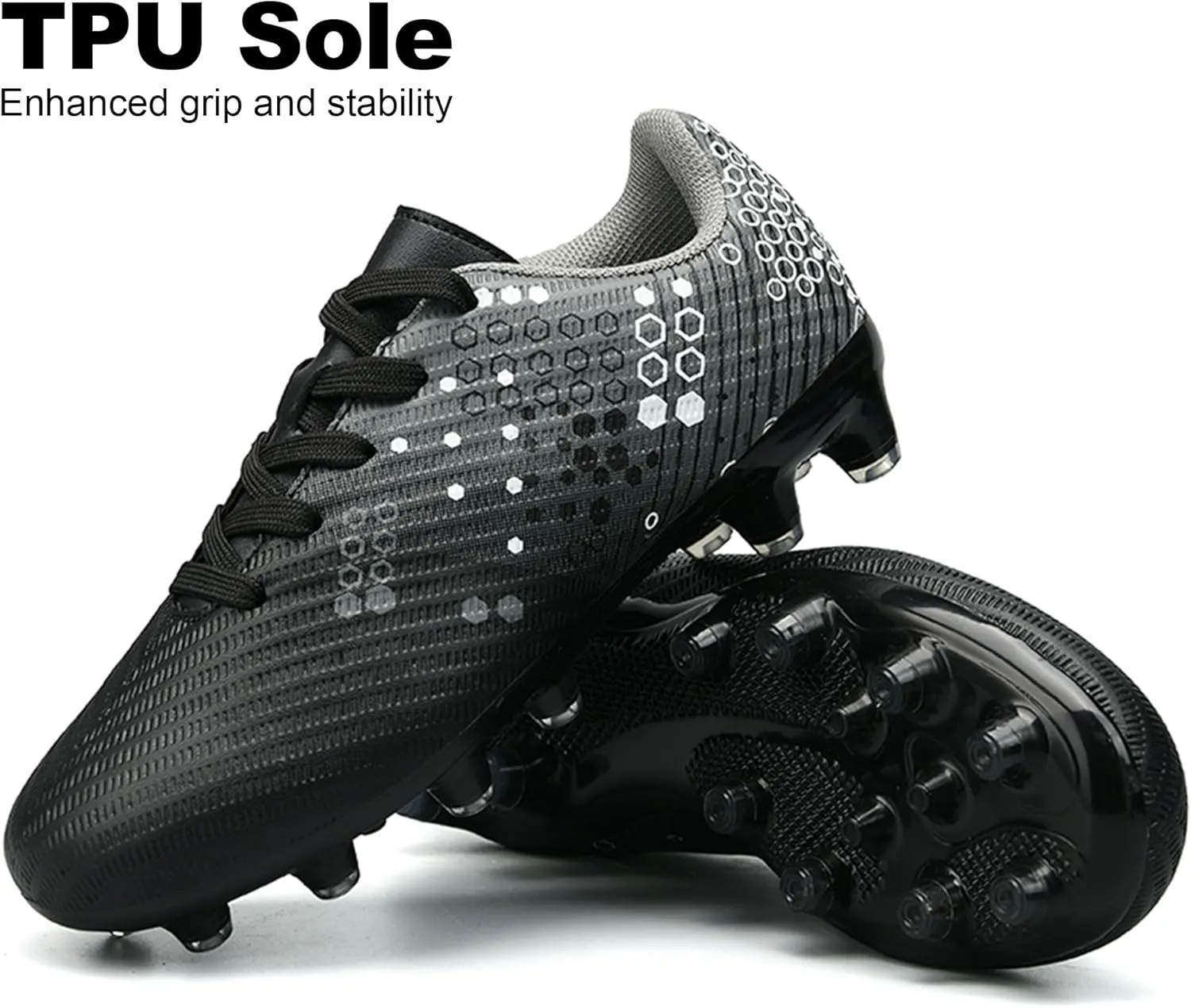 Kids Soccer Cleats for Boys and Girls Youth Football Cleats Outdoor Athletic Turf Soccer Shoes