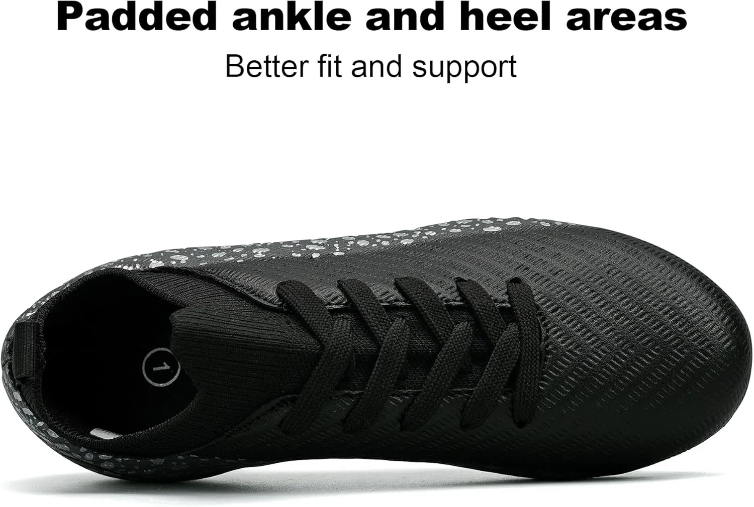 Kids Soccer Cleats for Boys and Girls Youth Mid-top Football Shoes Outdoor Athletic Turf Soccer Shoes