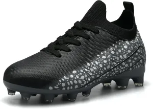 Kids Soccer Cleats for Boys and Girls Youth Mid-top Football Shoes Outdoor Athletic Turf Soccer Shoes