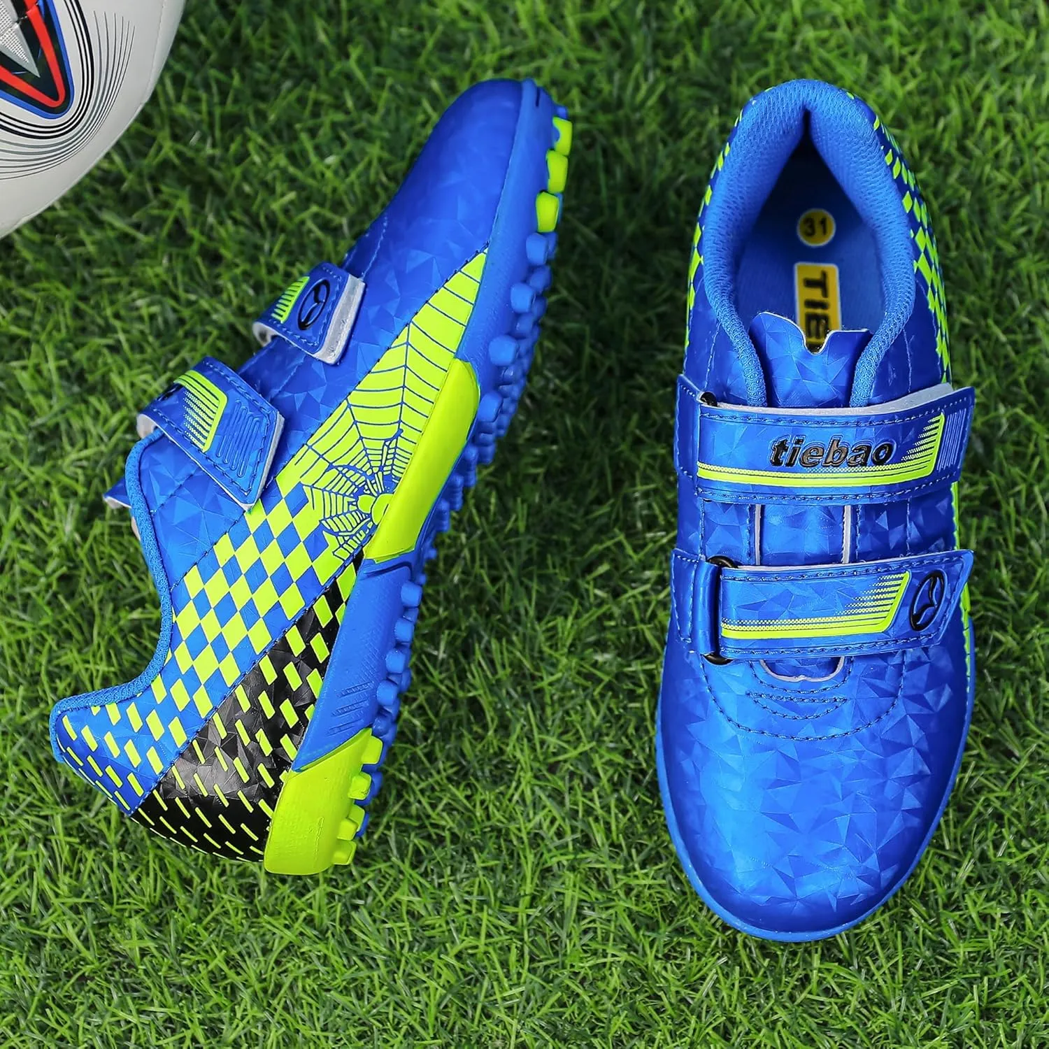 Kids Soccer Cleats Turf Outdoor Indoor TF Soccer Shoes Little Big Boys Girls