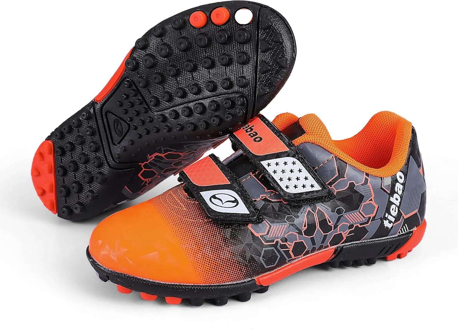 Kids TF Soccer Cleats Indoor Toddler Turf Soccer Shoes Little Boys Girls