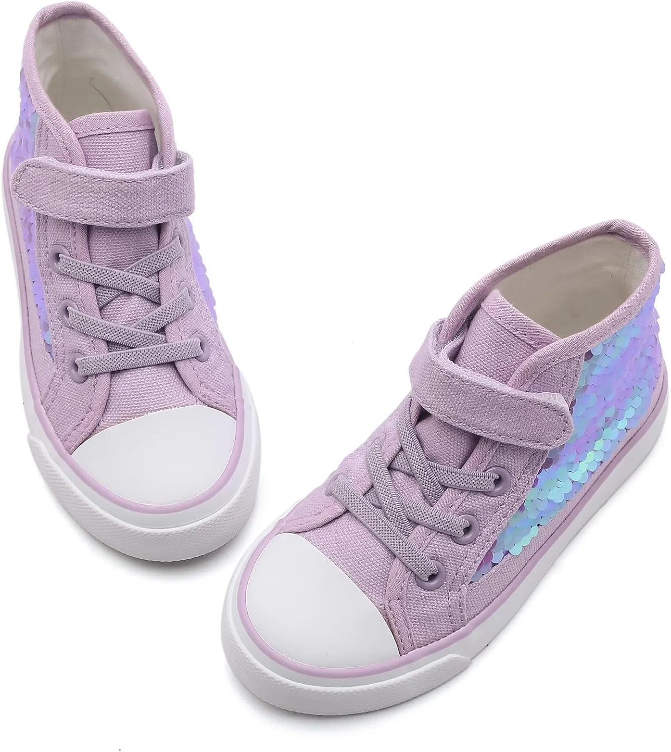 Komfyea Children High Upper Canvas Shoes Casual Sneakers(Toddler/Little Kids)