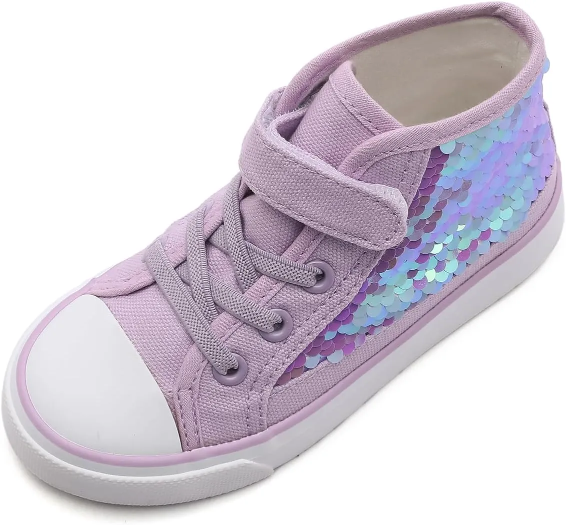 Komfyea Children High Upper Canvas Shoes Casual Sneakers(Toddler/Little Kids)