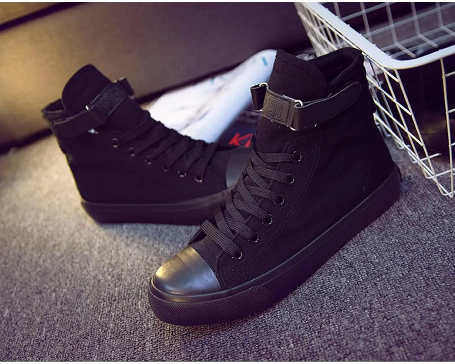 KPOP Stray Kids Shoes Sneakers Felix Bang Chan Lee Know ChangBin Han I.N HyunJin Seungmin Hiphop High-Top Canvas Shoes