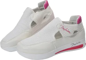 Lausiuoe Slip On Sneakers Women Wide Width Walking Loafers Non Slip Comfortable Lightweight Casual Flats Fashion Shoes