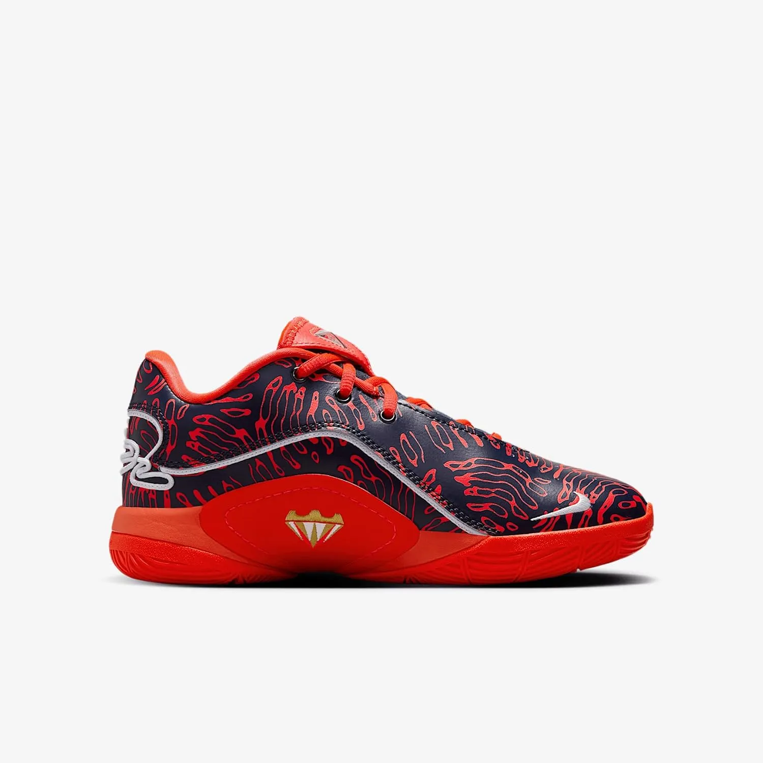 Lebron XXII SE Big Kids' Basketball Shoes (HQ3673-400, Obsidian/Bright Crimson/Black/Metallic Gold)